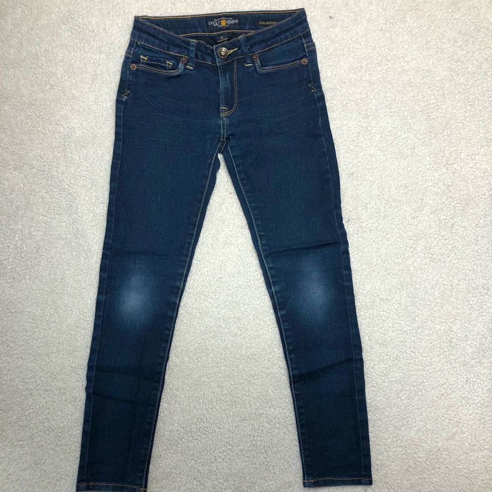 Lucky Brand Zoe Skinny Girl’s Denim Jeggings.